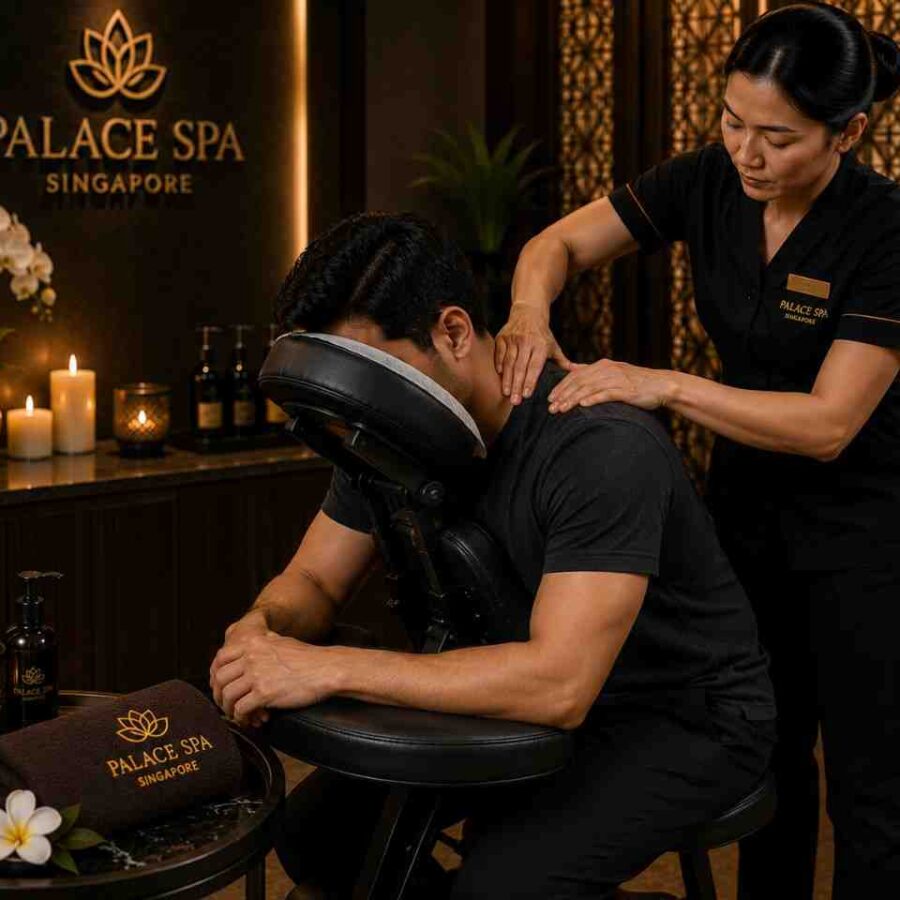 Massage Table Setup