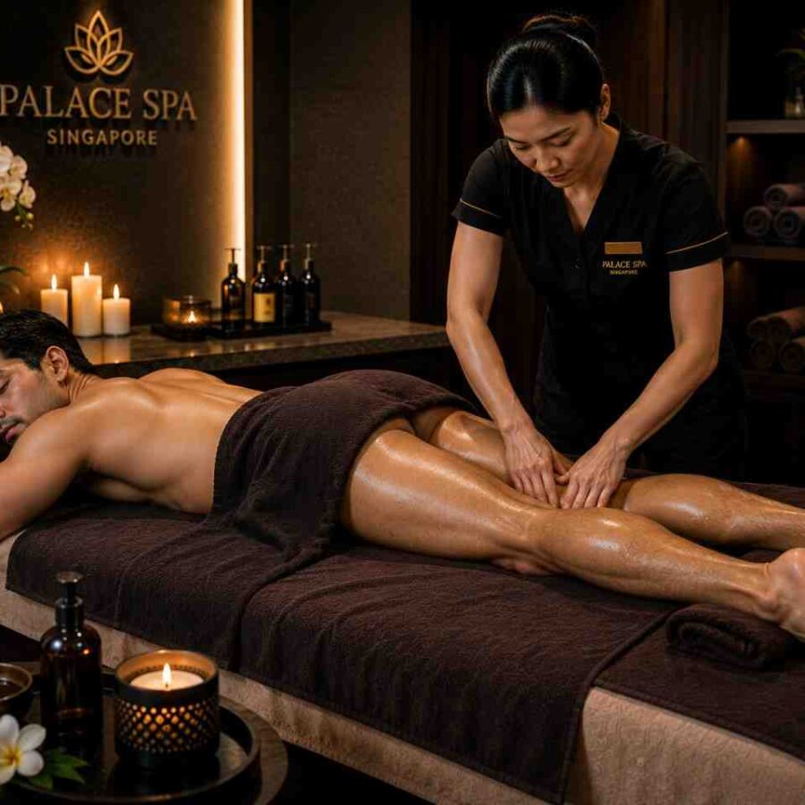 Massage Table Setup